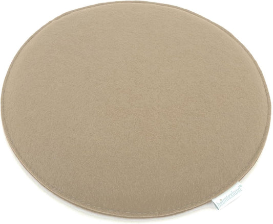 4er-Pack runder Sitzkissen, 4 Sand