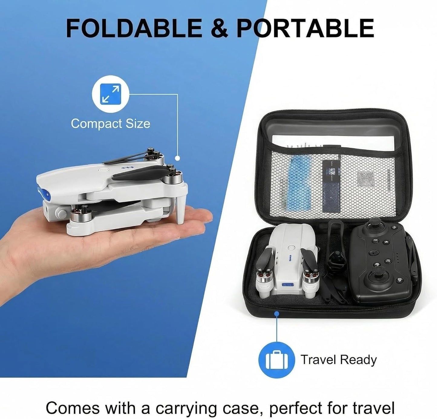 Drohne mit HD-Kamera & 3D Flip Modus für Kinder