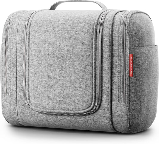 Kulturbeutel XXL zum Aufhängen, Grau