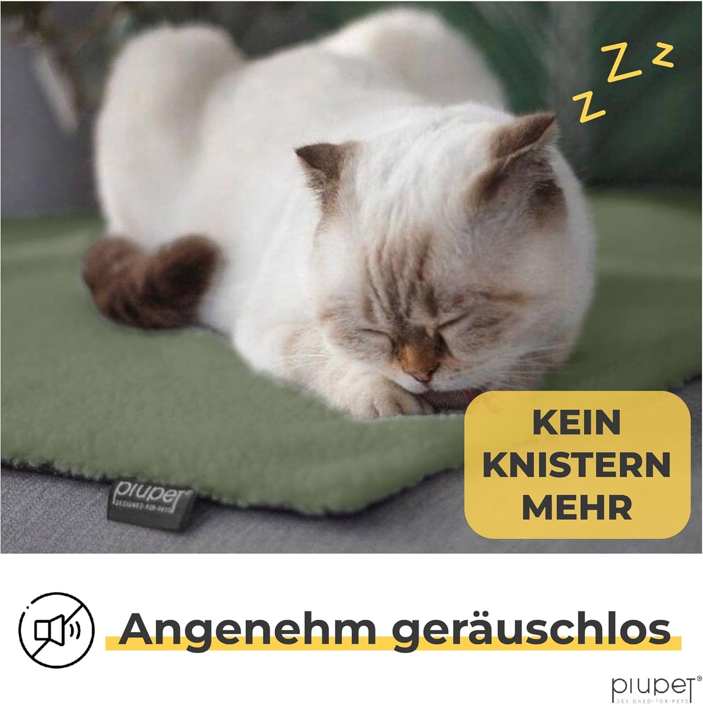 Selbstheizende Katzendecke, Grün Für Katzen