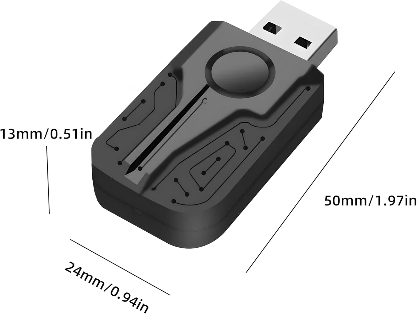 Wireless CarPlay & Android Auto Adapter, 2-in-1 Adapter