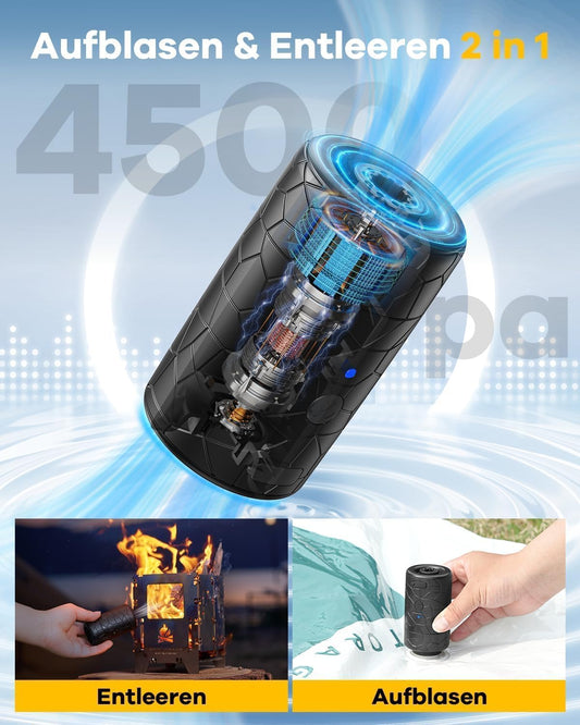 Elektrische Luftpumpe mit Akku, Ap700-S