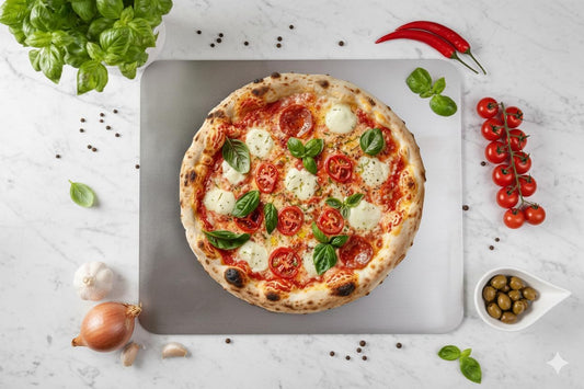 Pizzabackstahl für Ofen & Grill