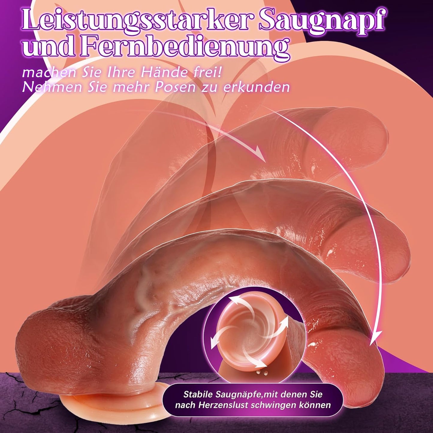App-gesteuerter Vibrator mit 9 Funktionen