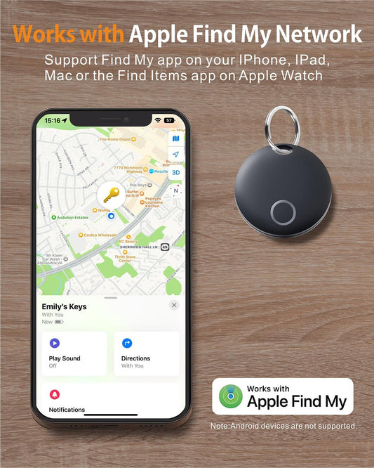 4er-Pack Smart Tag Pro - Koffer- und Schlüsselfinder, 4er Pack Schwarz