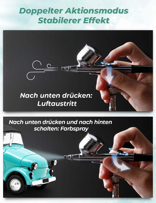 Airbrush Set mit Kompressor