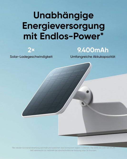 4G LTE Überwachungskamera mit Solarpanel