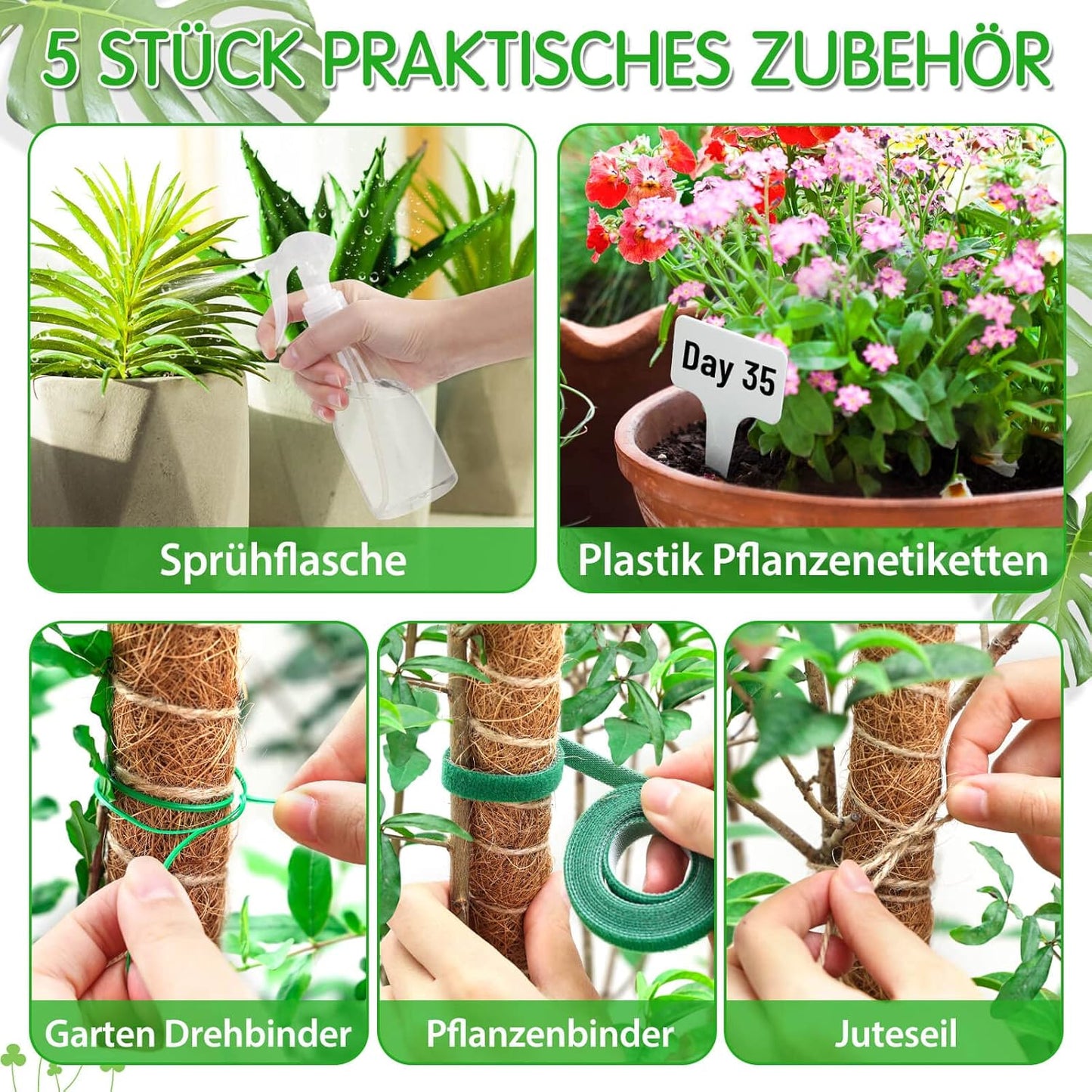 18-teiliges Pflanzenstab Set