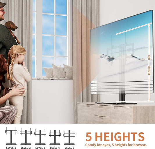 Universal TV Standfuss für 40''-86'' Flachbildfernseher