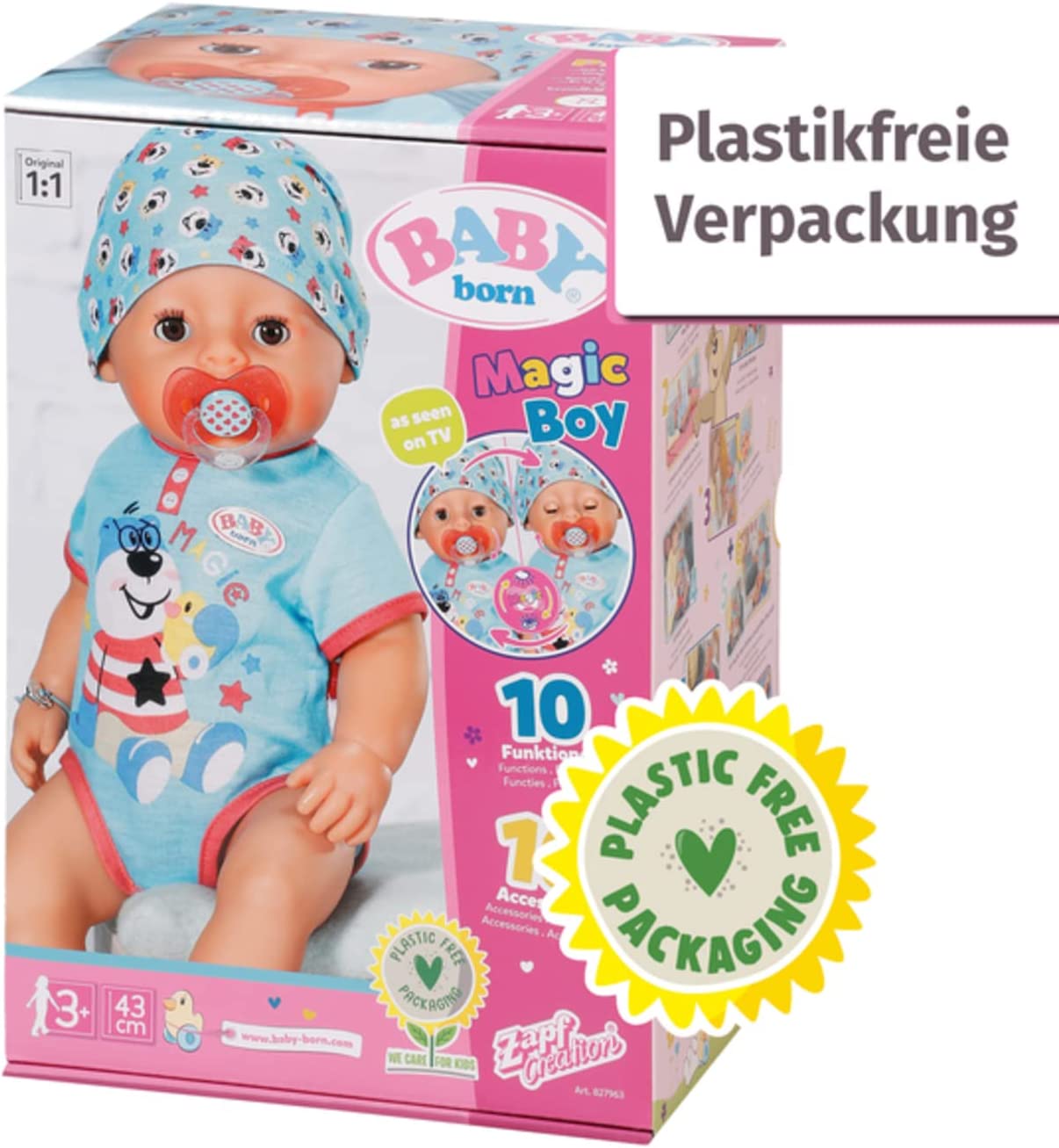 BABY born® Magic Boy 43cm, Puppe, Single