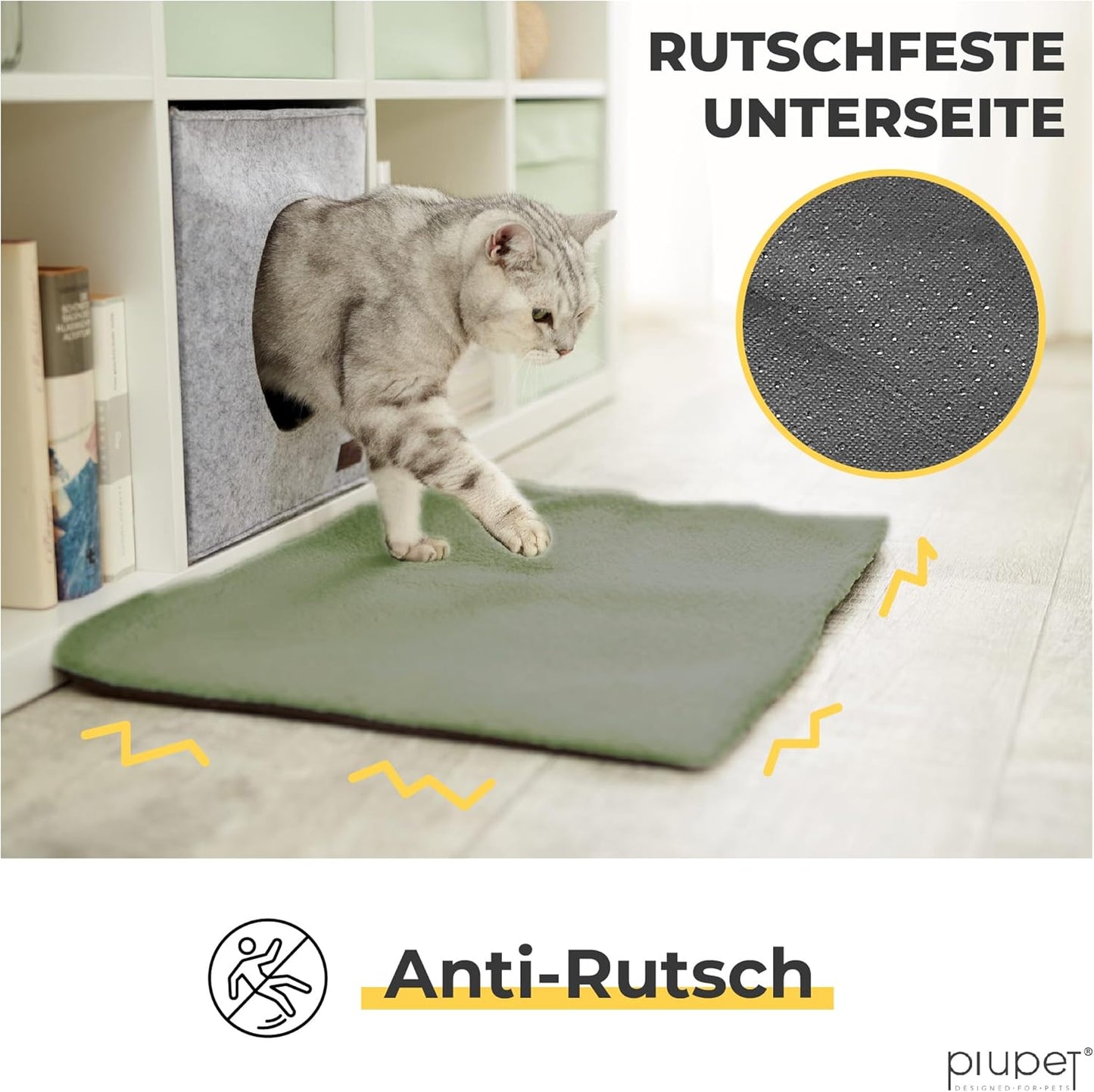 Selbstheizende Katzendecke, Grün Für Katzen
