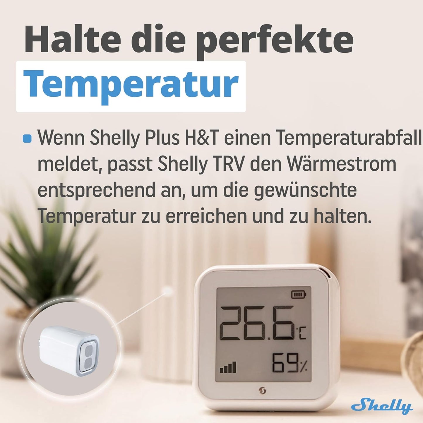 Plus H&T Temperatur und Feuchtigkeitssensor, 1