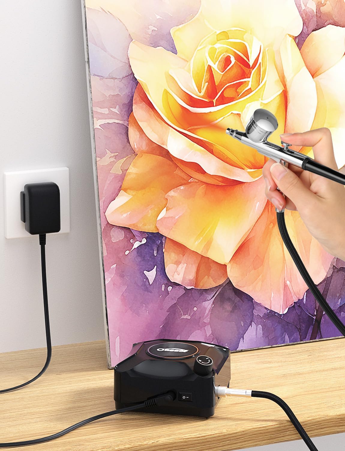 Airbrush Set mit Kompressor