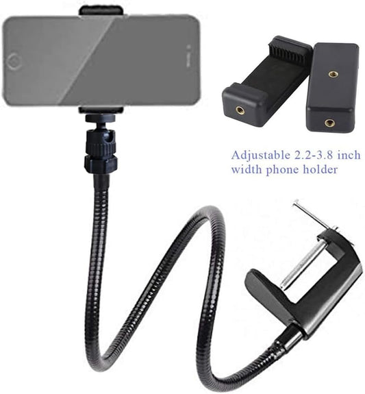 Verstellbarer Schwanenhals-Webcam-/Handyhalter (68,6 cm), Webcam-/Telefonständer (Standard)