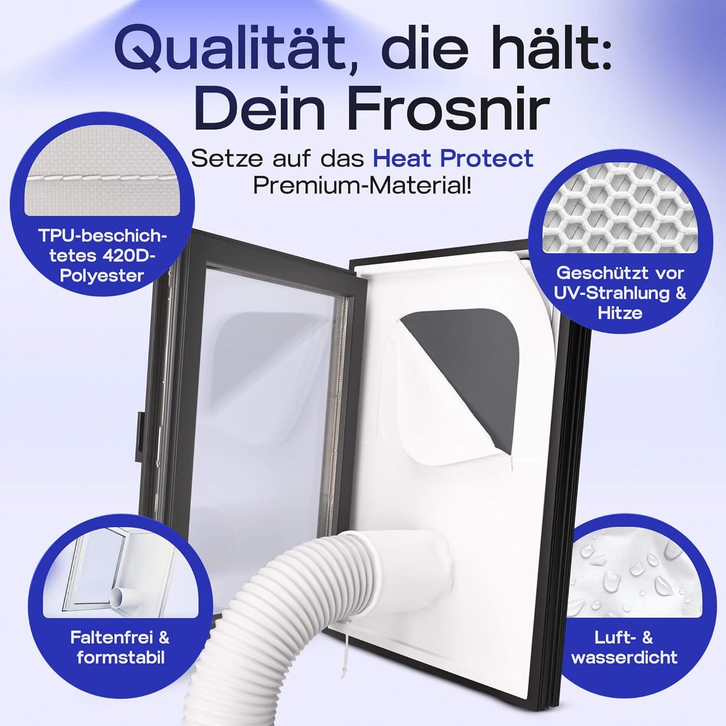 Fensterabdichtung für mobile Klimaanlagen (L1), L1