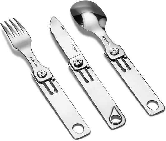 3-in-1 Campingbesteck abnehmbar