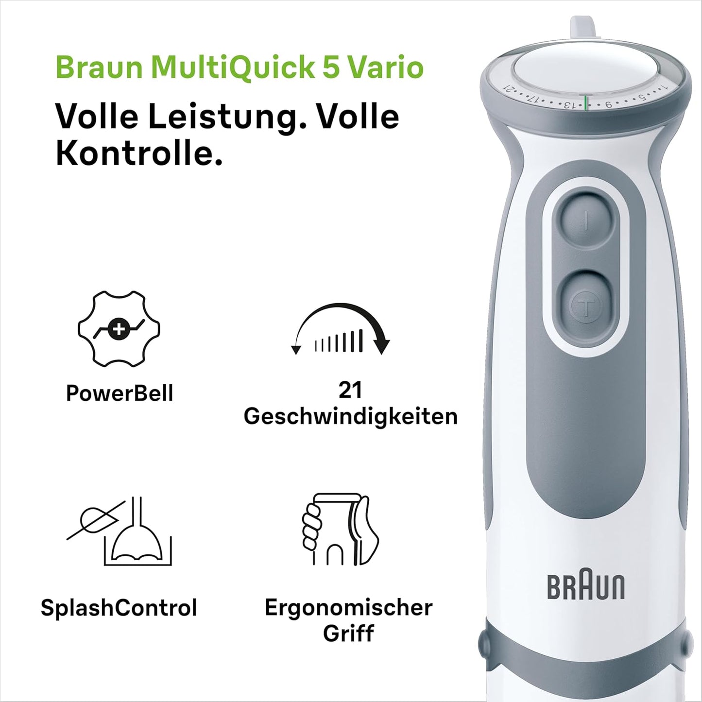 MultiQuick 5 Stabmixer, Version 2019 – Mix- & Messbecher