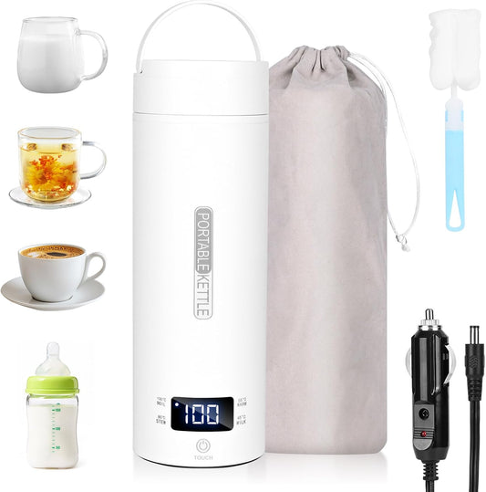 Reisewasserkocher für Auto (500ml, Weiss 2