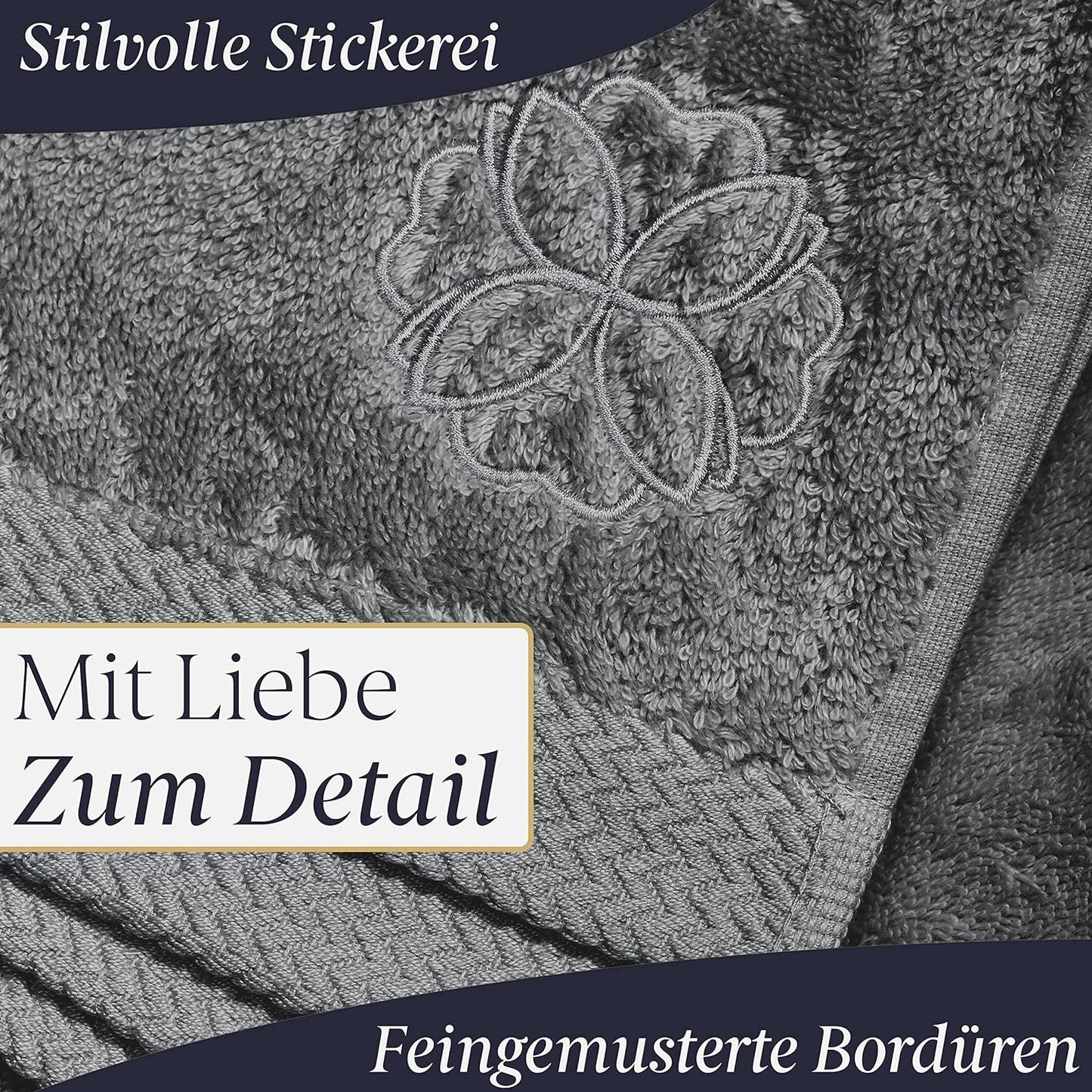 Saunahandtuch, Anthrazit
