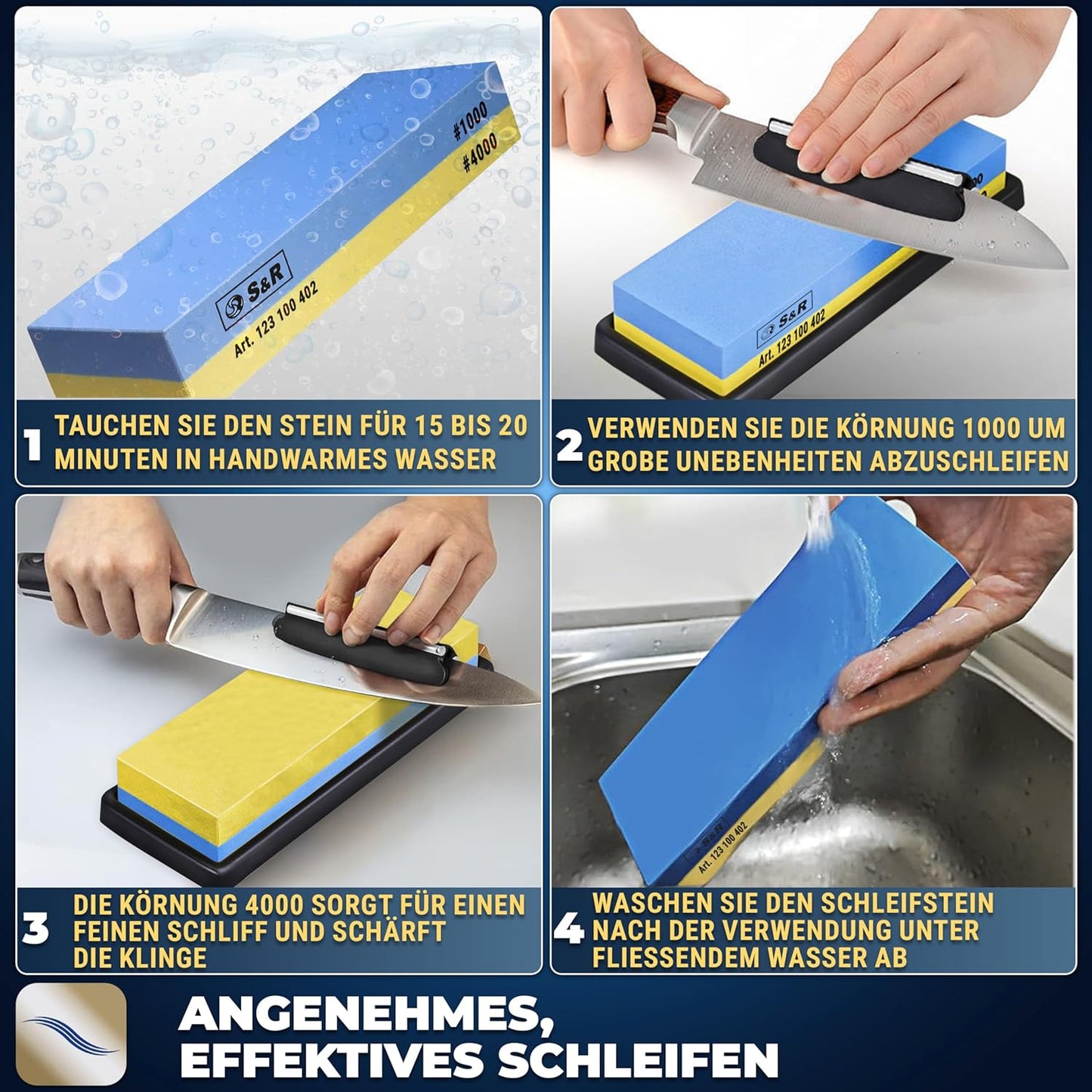 Messerschleifstein Set