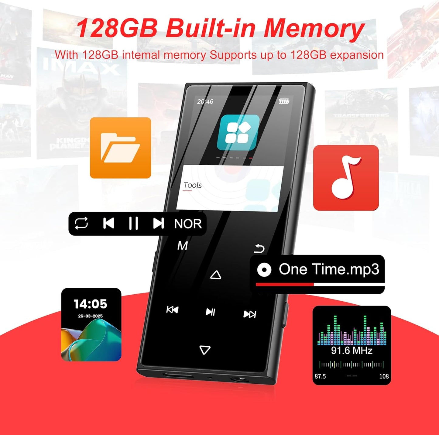 MP3-Player mit Bluetooth