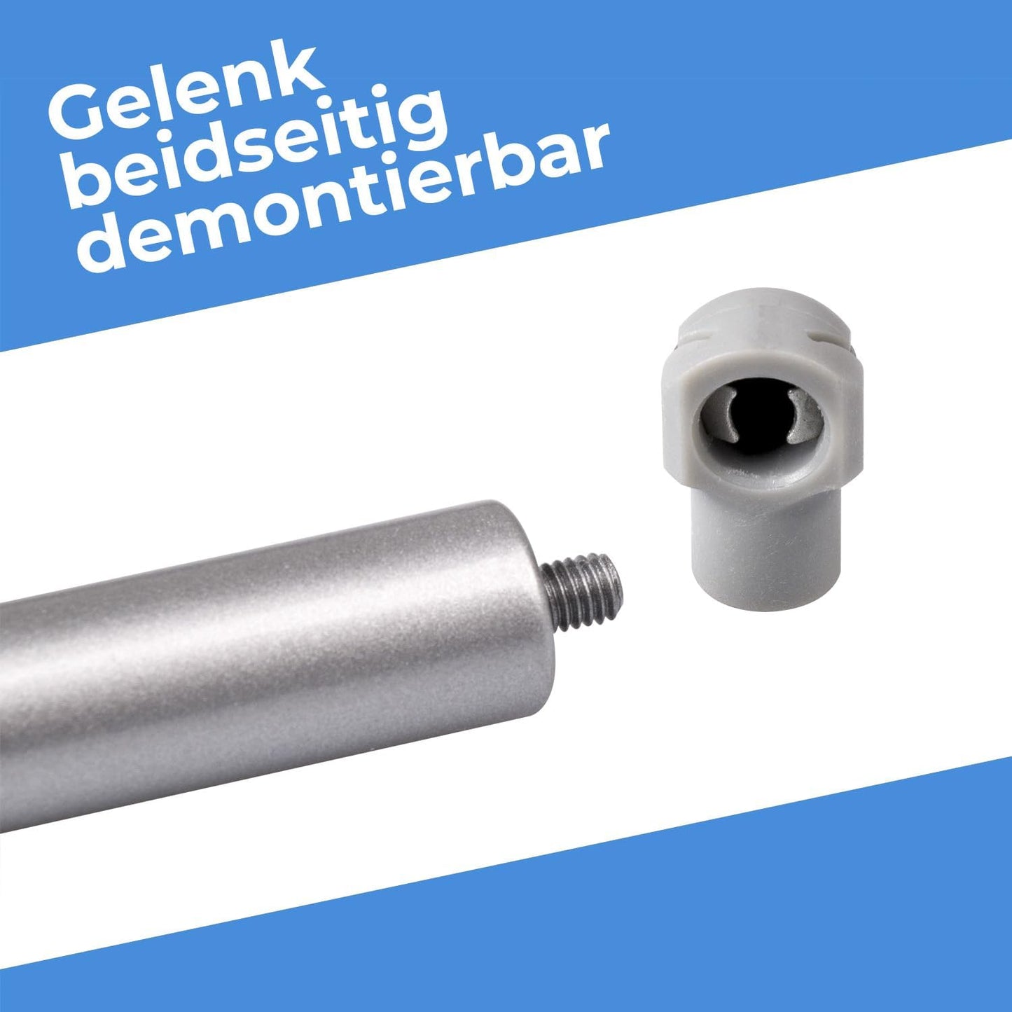 2 Stück Gasdruckfeder Ersatz für Lift-O-Mat, 1 Paar 450 N