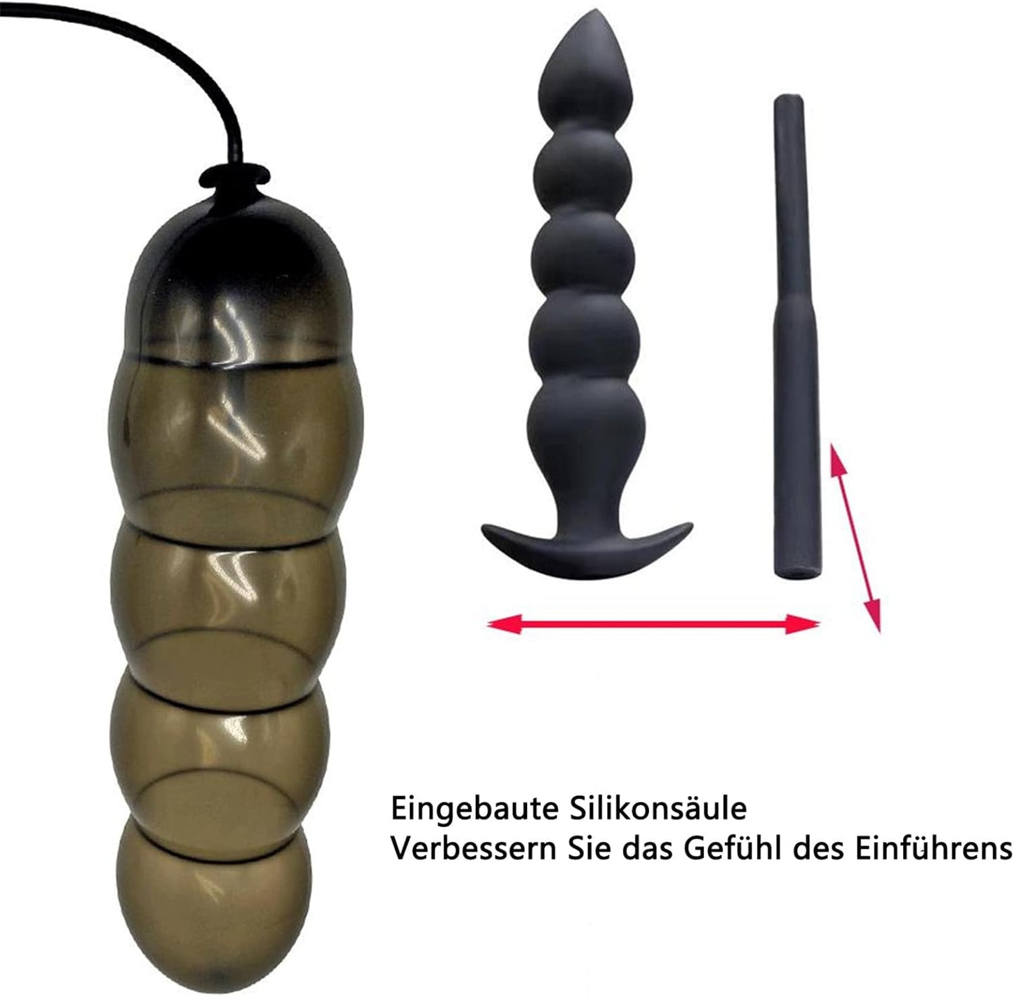 XXL Aufblasbarer Analplug mit Pumpe