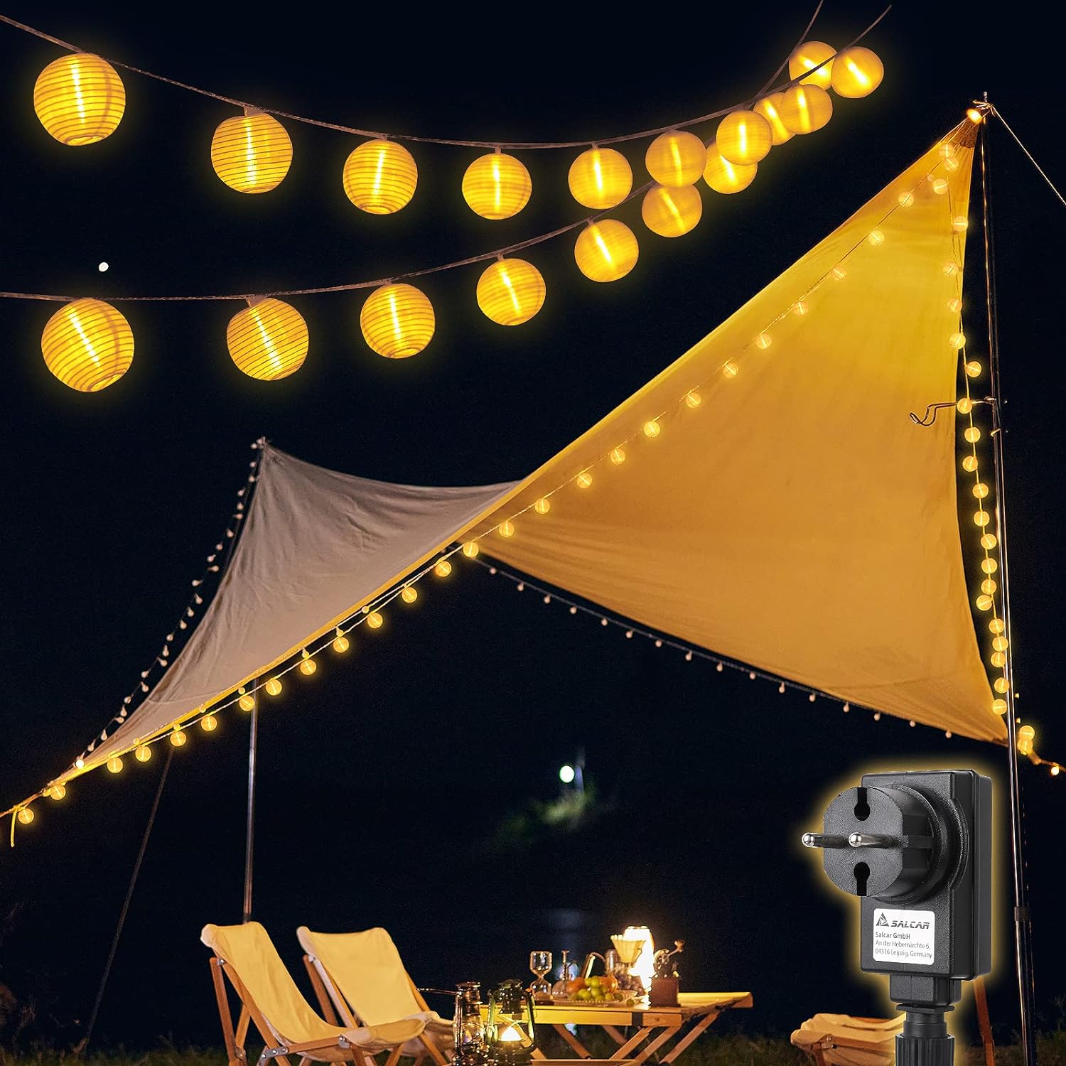 Lampionlichterkette 910068, 10m –