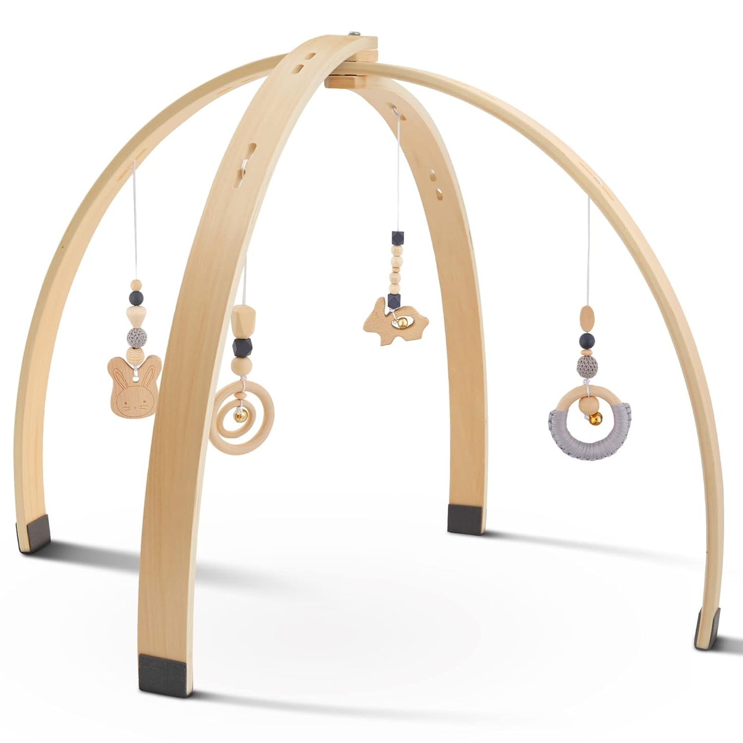 Holz-Spielbogen mit Tasche und Montessori-Spielzeug