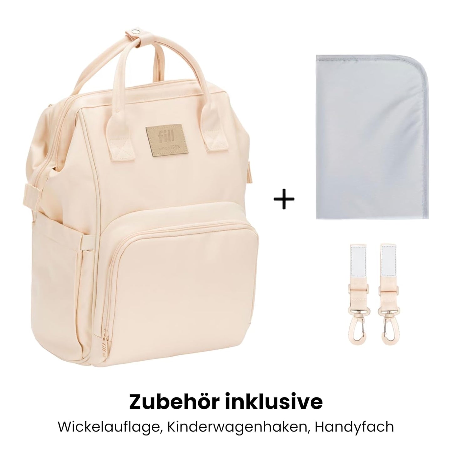 Wickelrucksack Barcelona, Sand Beige