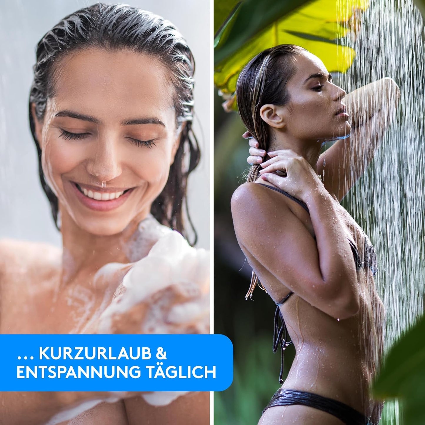 Duschkopf-Set mit Schlauch & Halterung