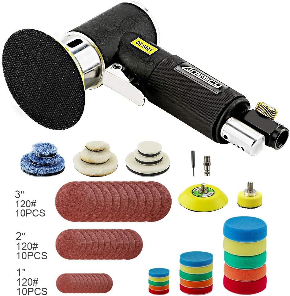 Druckluft Exzenterschleifer-Set