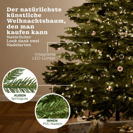 Künstlicher Weihnachtsbaum, 240 cm LED