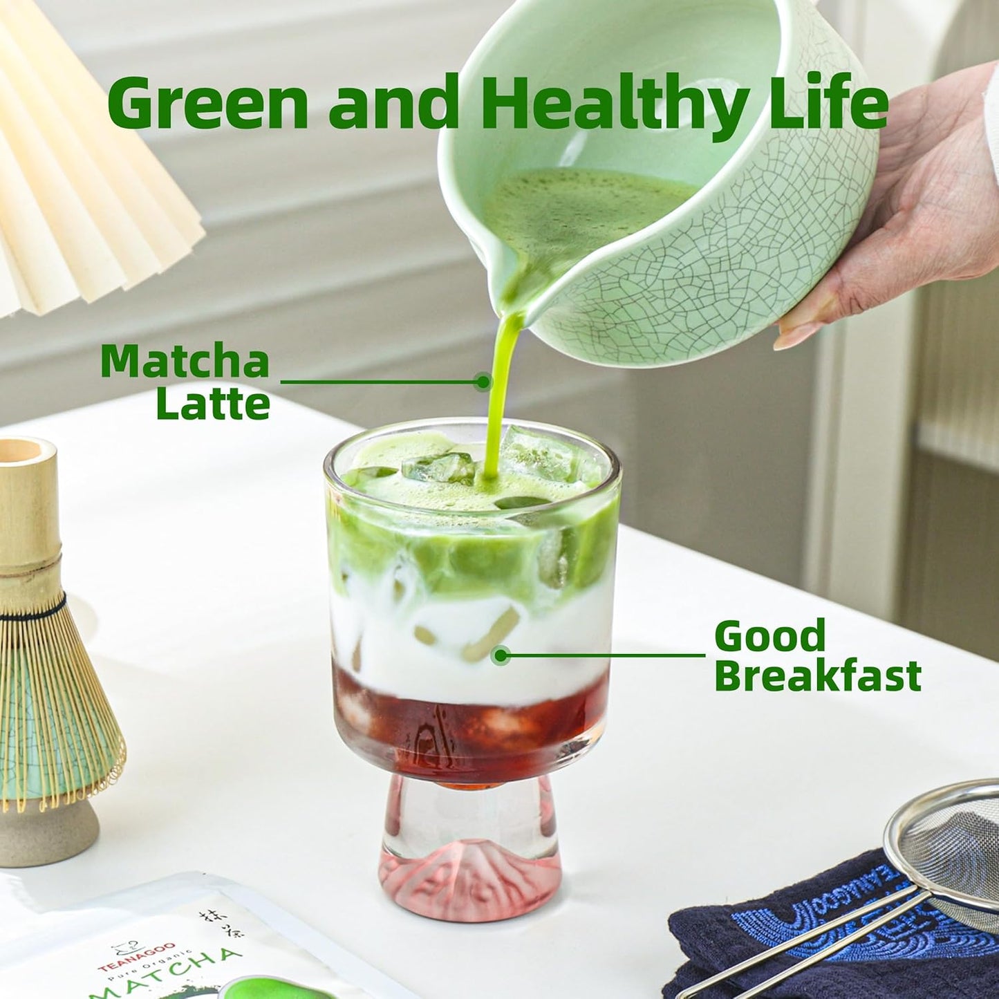 7-teiliges Matcha Teezeremonie-Set