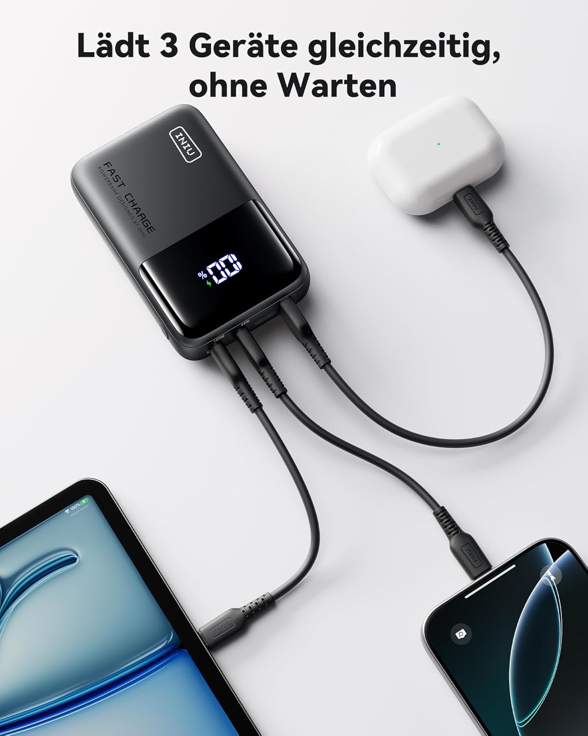 Powerbank mit Schnellladefunktion