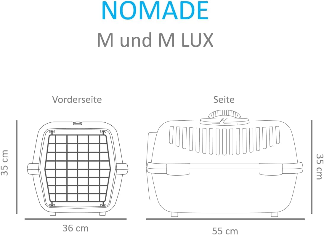 Hundetransportbox für kleine Hunde und Katzen bis 8 kg