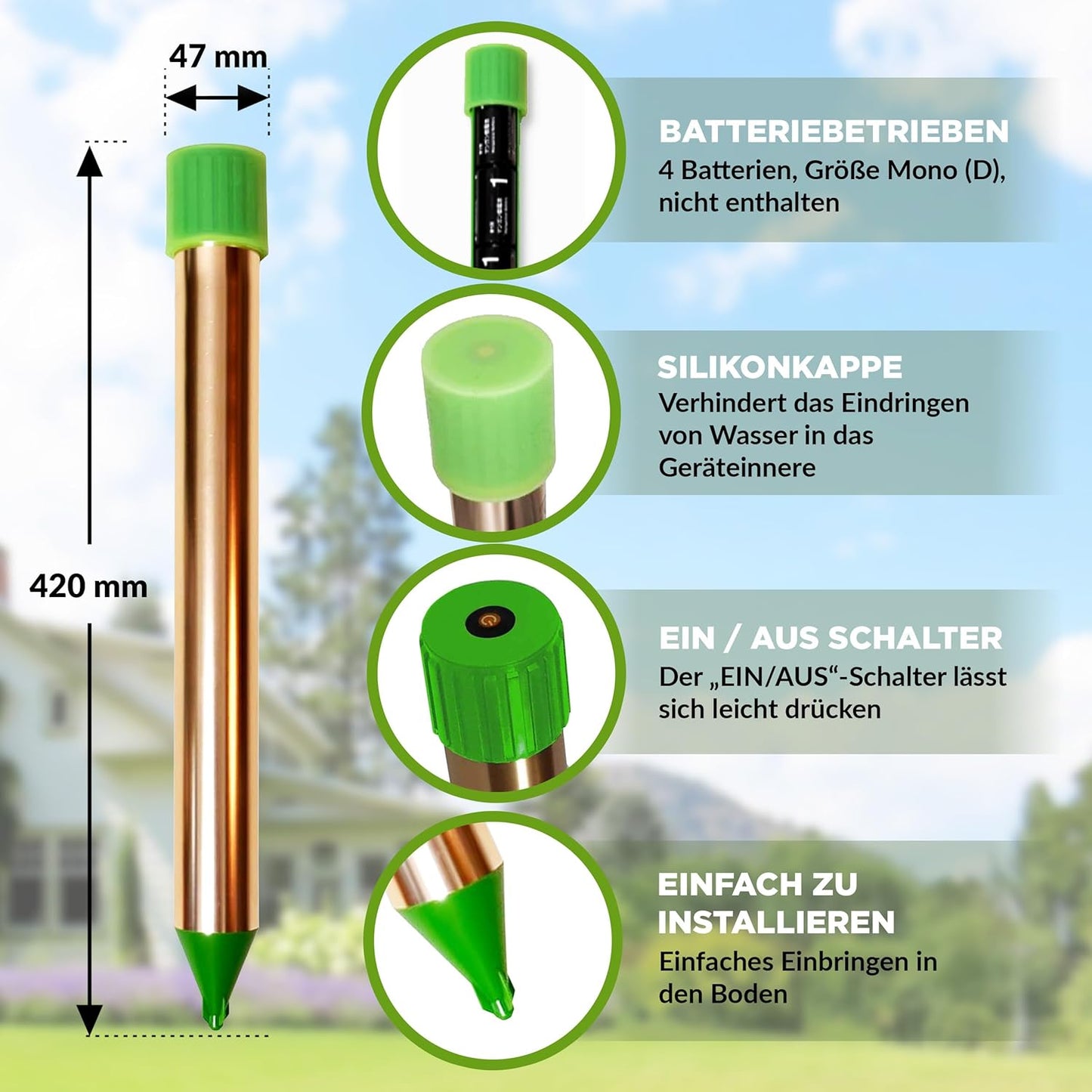 Wühltiervertreiber, 2
