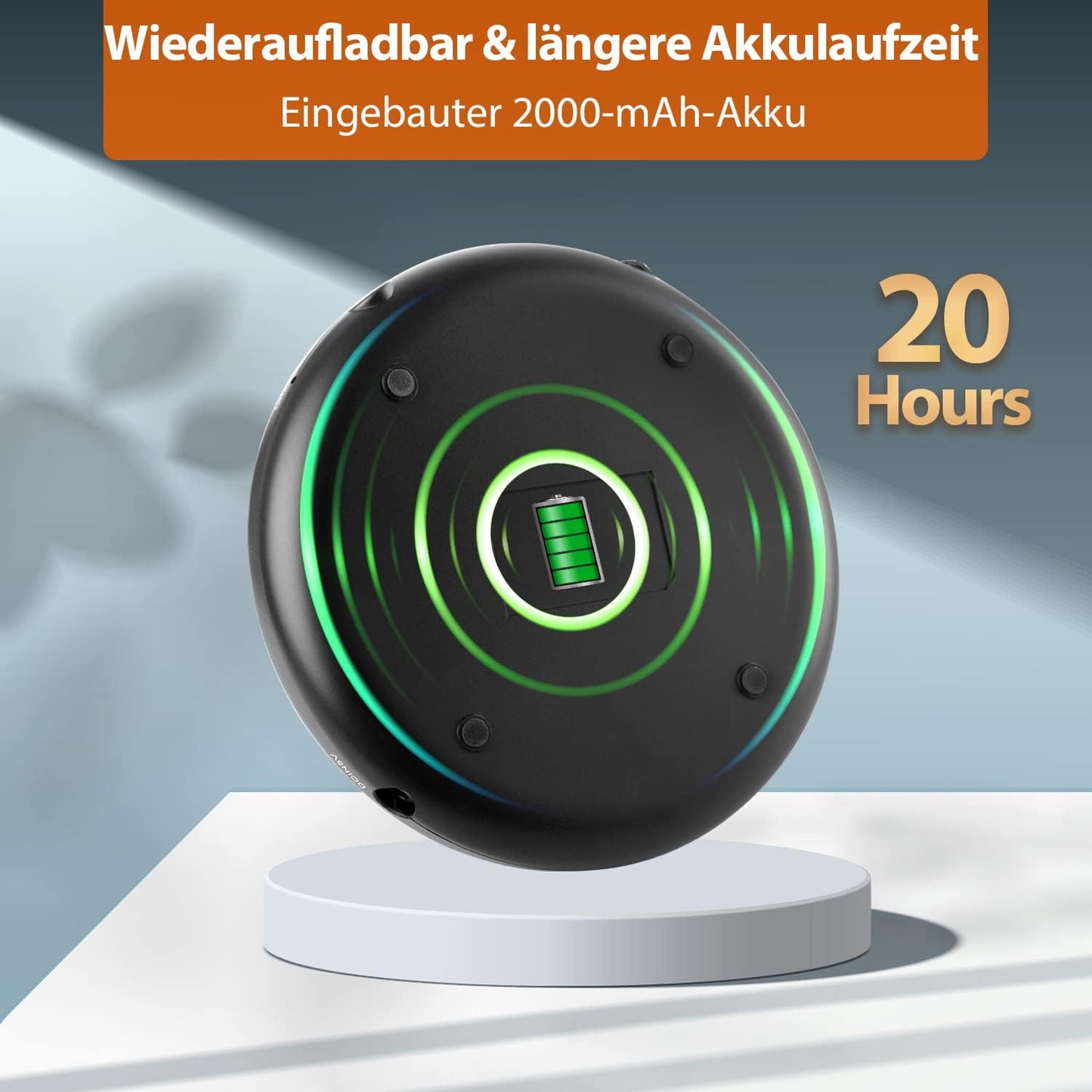 Tragbarer CD-Player mit Kopfhörer