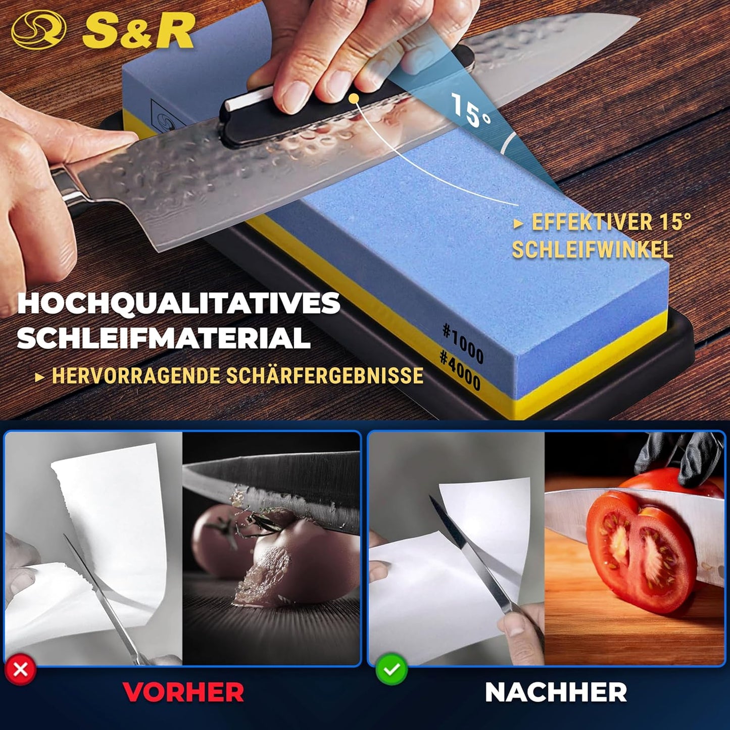 Messerschleifstein Set