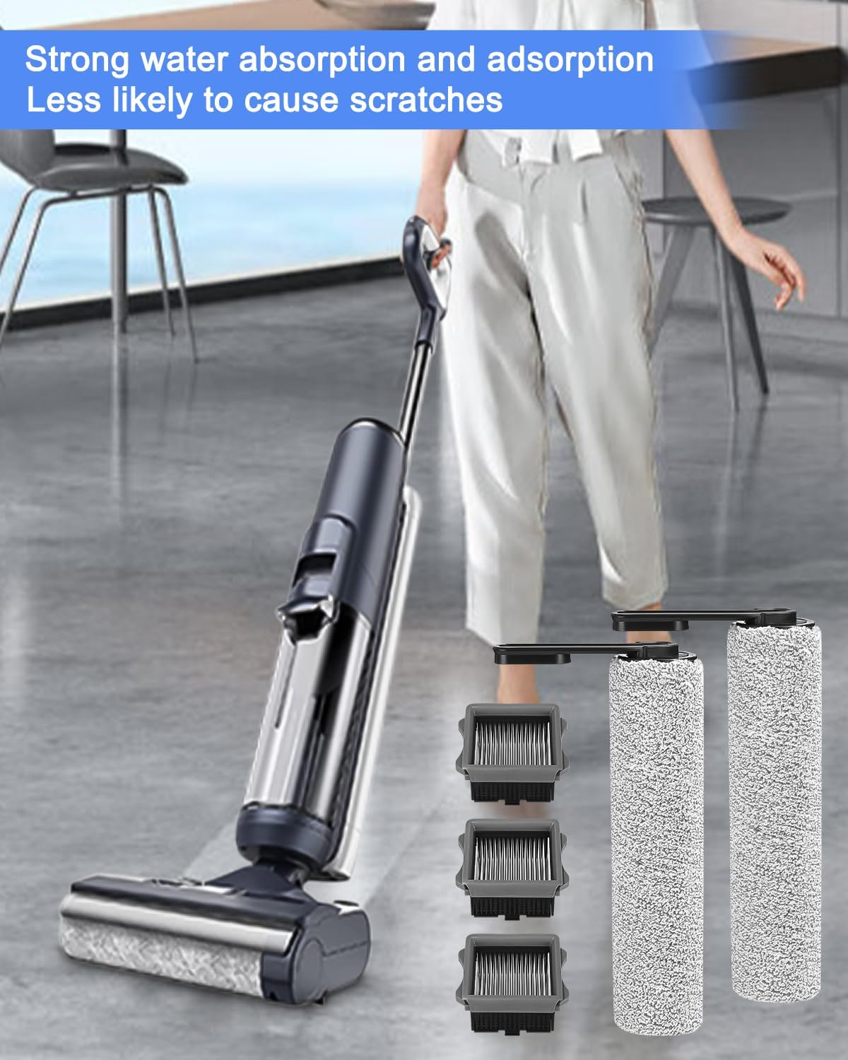 6-teiliges Ersatzset für Tineco Floor One S5/S5 Pro, S5