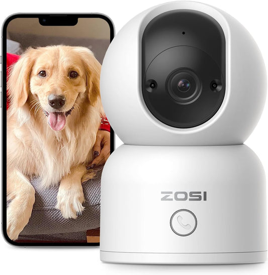 360° Überwachungskamera, 3MP WLAN Weiss