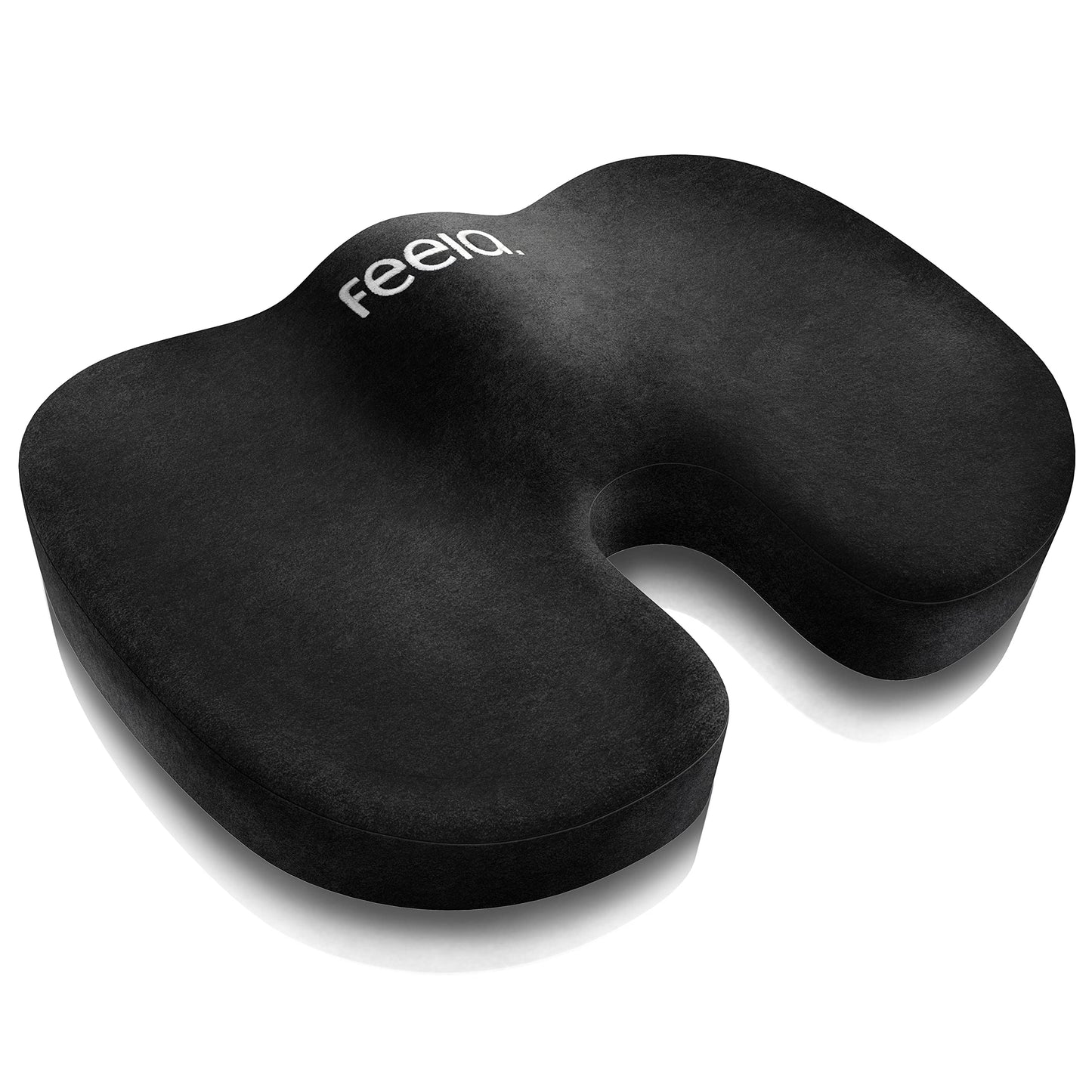 Orthopädisches Sitzkissen, Weich (50-80 kg), Farbe: Schwarz
