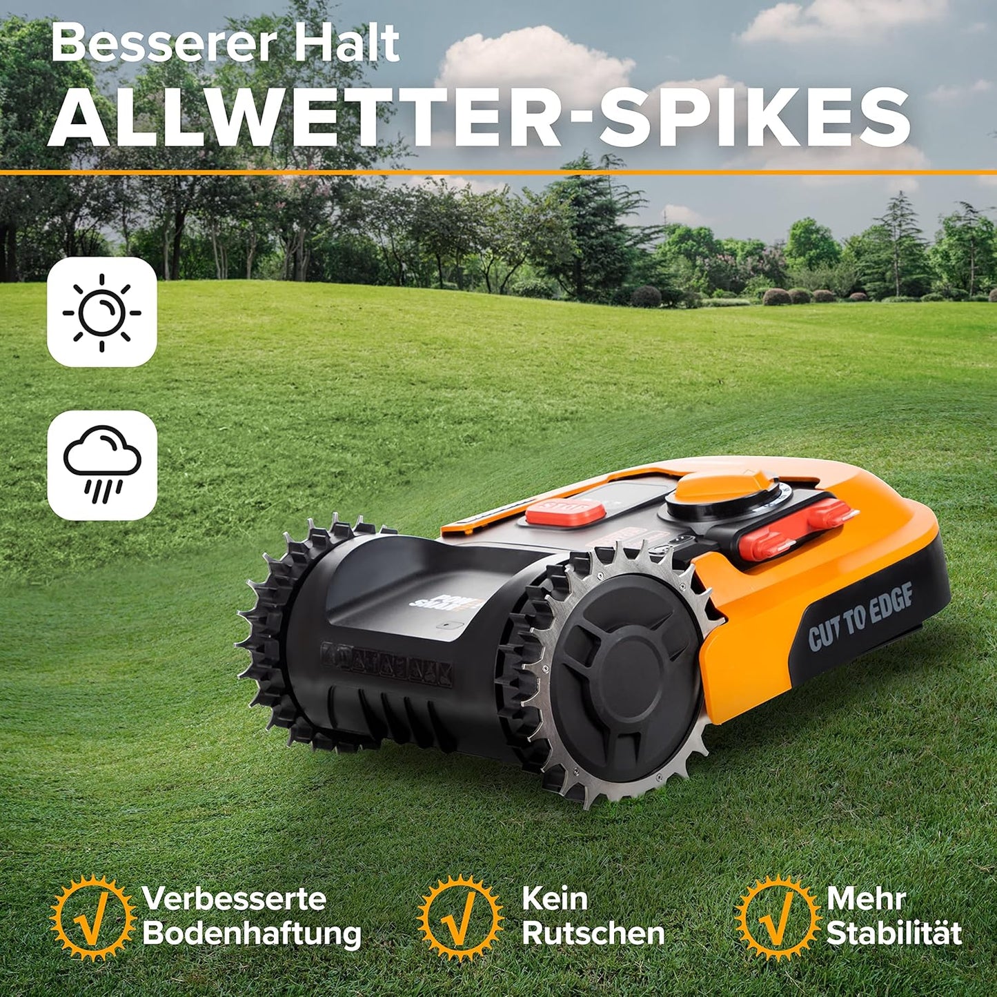 Spikes für Worx Landroid Modelle