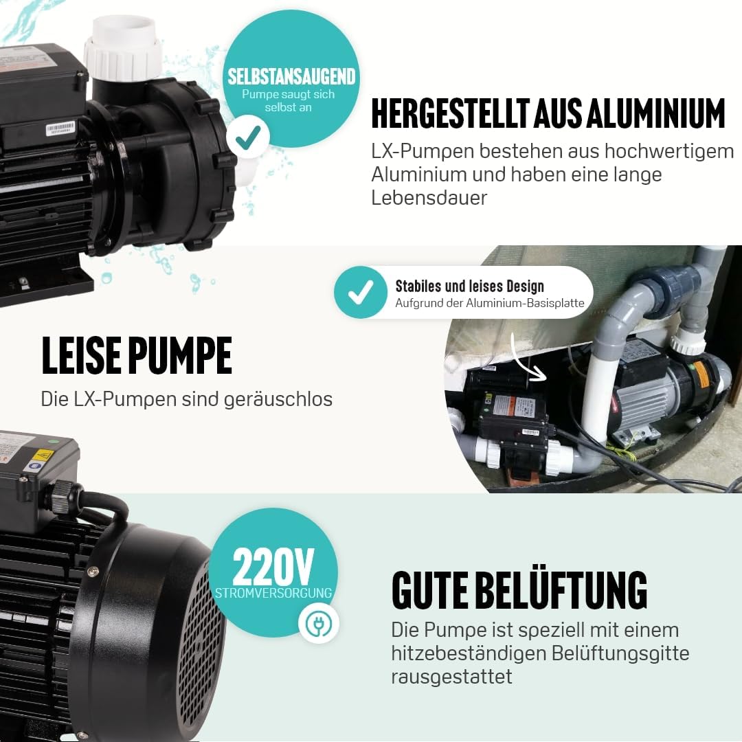 Jet-Whirlpoolpumpe 2.2kW