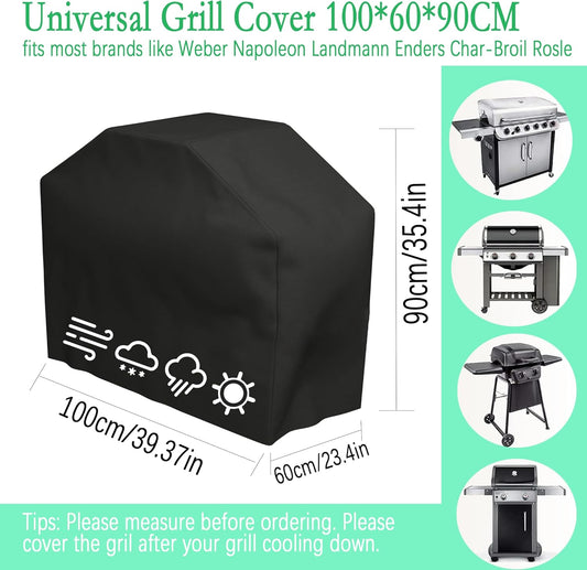 Wetterfeste Grillabdeckung (100x60x90 cm), 100X60X90