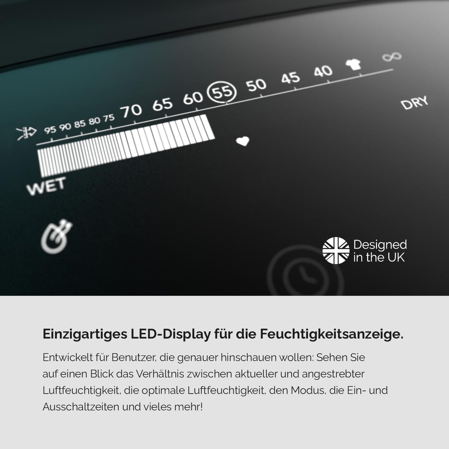 MeacoDry Arete Two Luftentfeuchter, Holzkohle; AreteTwo-12L(WiFi)