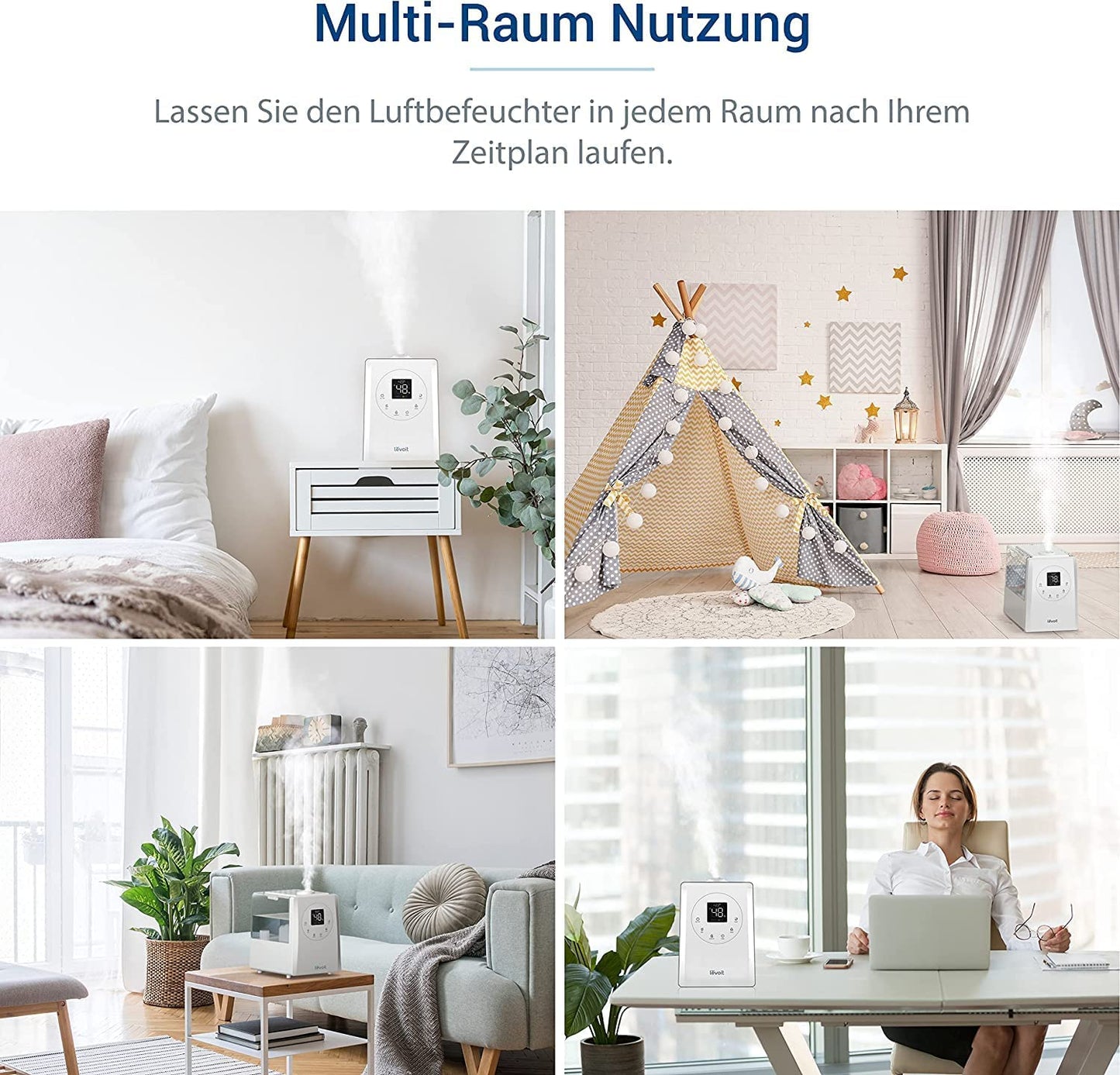 6L Luftbefeuchter, weiss