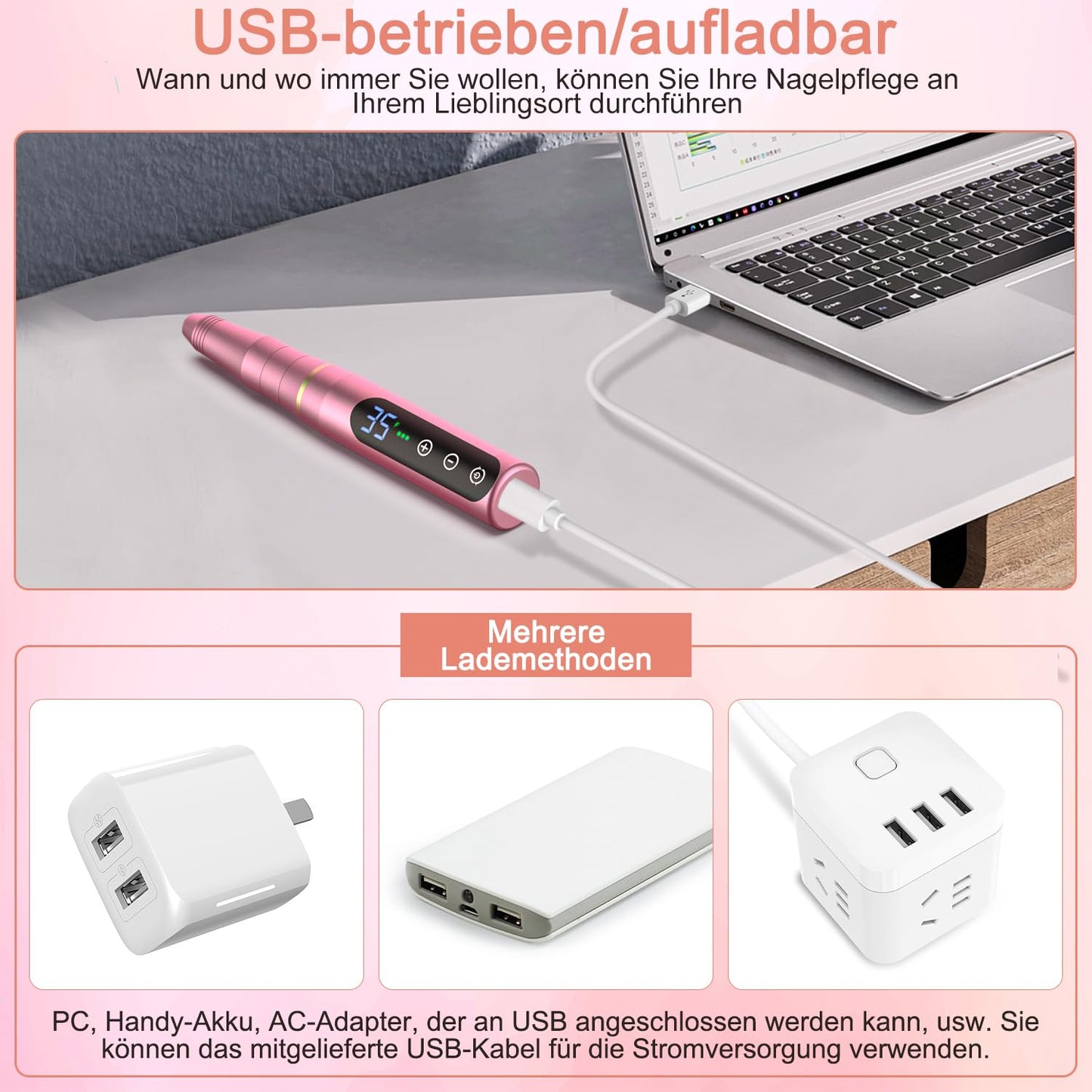 11-in-1 Nagelfräser-Set