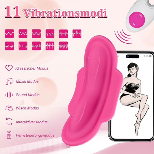 Mini Vibrator mit Fernbedienung und App-Steuerung