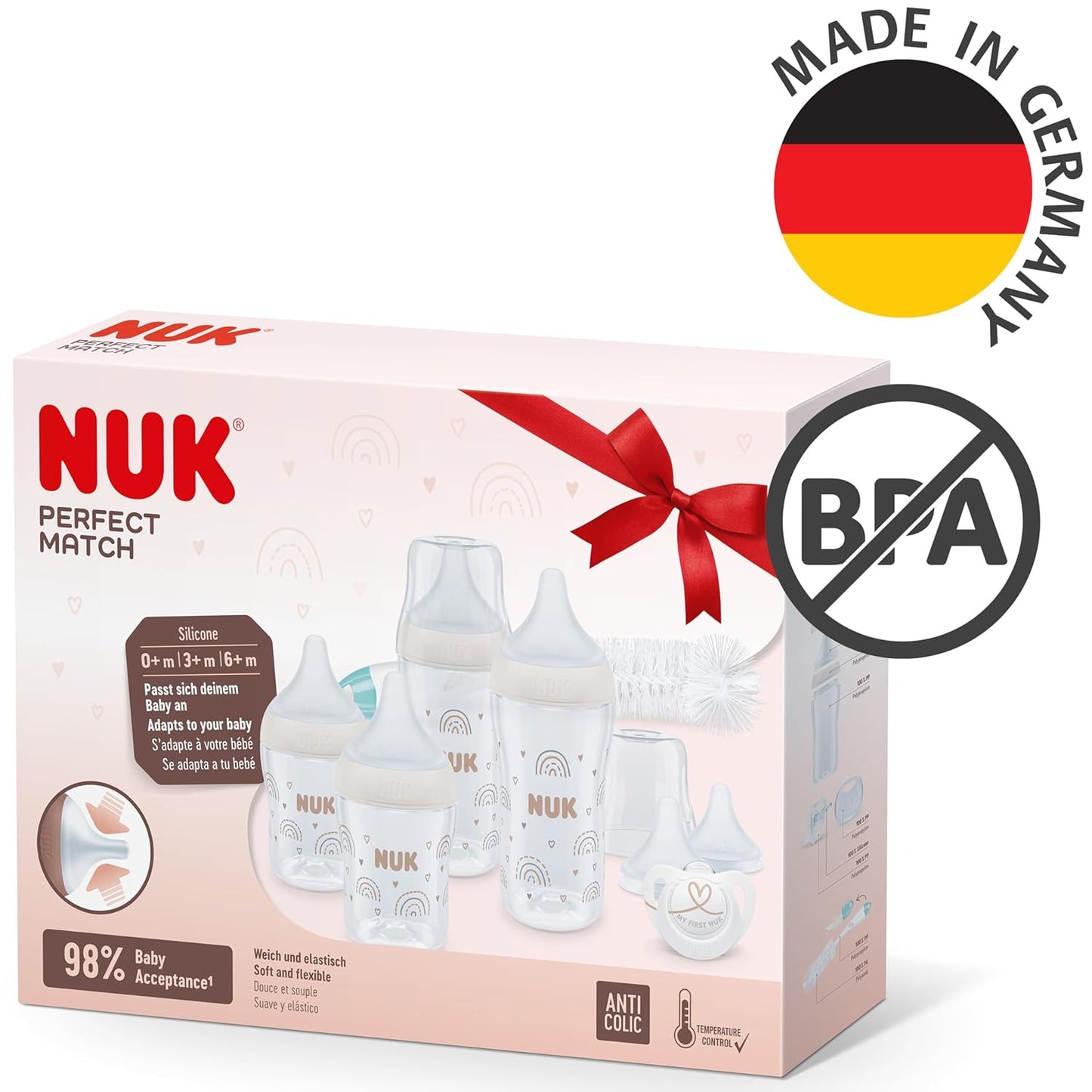 9-teiliges Perfect Match Babyflaschenset, Perfect Match 1 stück (1er Pack)